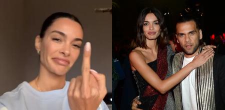 Montaje Joana Sanz vía Instagram Stories/Joana Sanz y Dani Alves