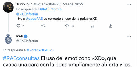 Usar "XD" en una conversación informal es correcto y así lo defiende la RAE<br>