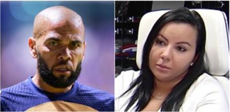 Dani Alves y Dinorah Santana