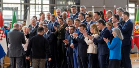 Zelenski en el Parlamento Europeo