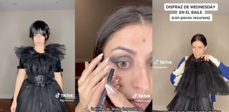 Cómo disfrazarse de Miércoles Addams (con pocos recursos) y sorprender en este carnaval