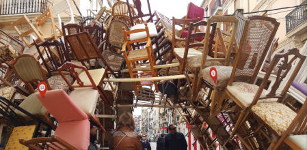 Falla alternativa de 2019 en el barrio del Botànic