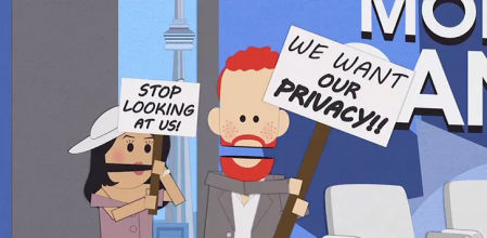 Enrique y Meghan en 'South Park'
