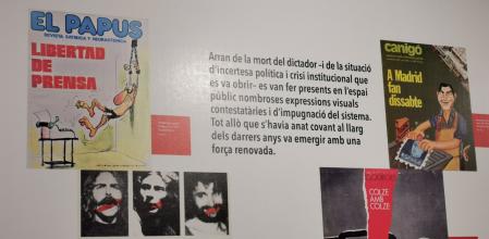 Exposición 'La imatge impresa de les cultures visuals de l'antifranquisme. Els anys de l'Assemblea de Catalunya'.