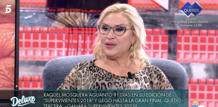 Raquel Mosquera le echa una brutal bronca Jorge Javier: 