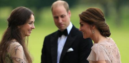 Kate Middleton, Guillermo y Rose Hanbury en una fotografía de archivo