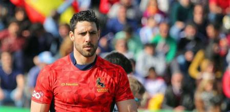 Jaime Nava durante su etapa como capitán de la Selección Española de Rugby
