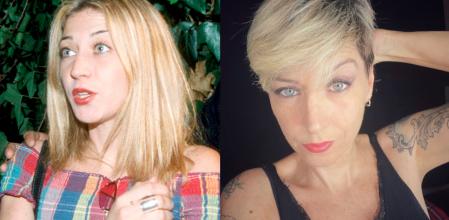 Fayna en una imagen de archivo y una fotografía reciente publicada en su Instagram