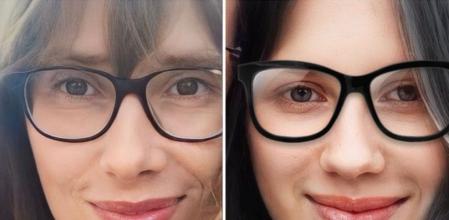 Collage de Julia Faustyna y su madre