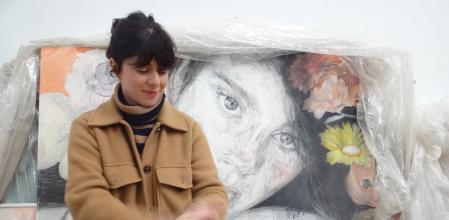 Marina Puche, ilustradora y diseñadora de la falla municipal de València 2023