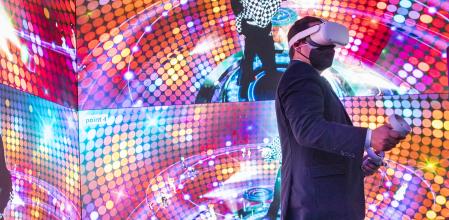 Uno de los stands del MWC de 2022