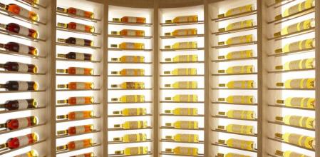 La bodega del restaurante Atrio en Cáceres