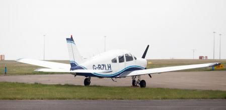 El piloto pudo aterrizar la avioneta sin problemas