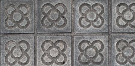 Panot de la rosa de Barcelona.