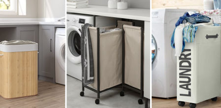Cestos para ropa sucia.