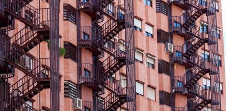 Un bloque de pisos en Madrid.&nbsp;