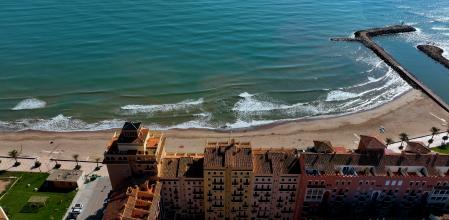 Vista aérea del complejo turístico Sea You Apartamentos Port Saplaya