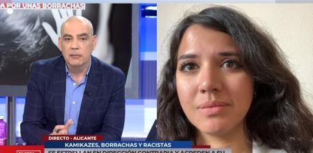 Adriana habla con Nacho Abad en el programa de Cuatro 'En boca de todos'