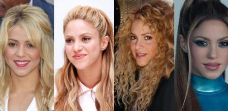 La evolución de Shakira a lo largo de los años.
