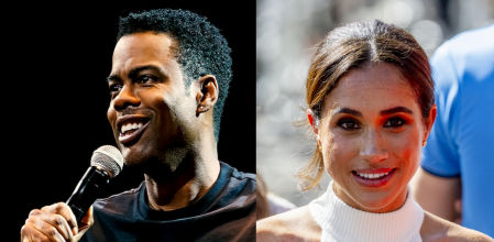 Chris Rock y Meghan Markle