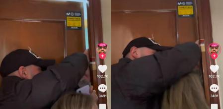 Unos chicos intentan recuperar sus maletas del Airbnb que reservaron