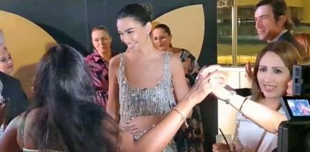 La modelo disfrutó de la fiesta inaugural del nuevo Sesderma Skin Center, situado en el Dubai Mall.