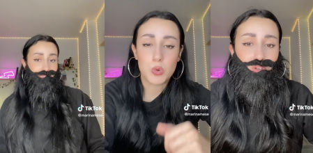 El truco de una joven para sentirse segura cuando camina sola de noche: "Me pongo una barba postiza"