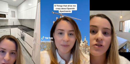 La tiktoker no está demasiado contenta con lo que se ha encontrado en Barcelona