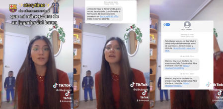 Le dieron el teléfono móvil del jugador del Barça Marcos Alonso y recibía mensajes que eran para él