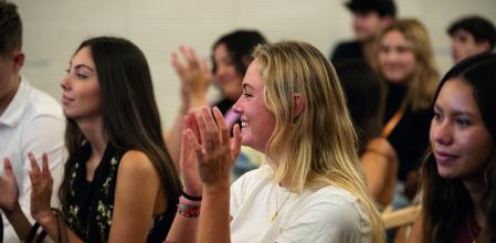 Uno de los puntos fuertes de la escuela es el acompañamiento a sus alumnos