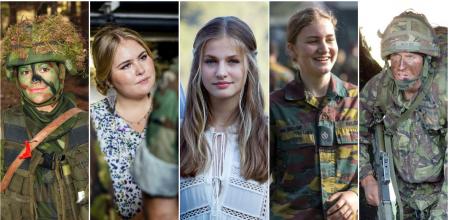 Victoria de Suecia, Amalia de Holanda, la princesa Leonor, Isabel de Bélgica y Guillermo de Gales