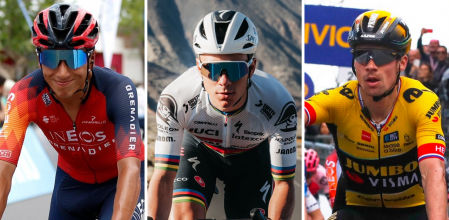 Remco Evenepoel, Primoz Roglic y Egan Bernal son los grandes reclamos de esta edición.