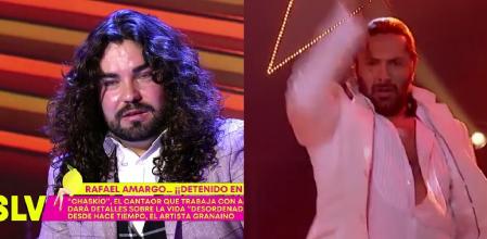 Iván, 'Chaskío', sale en defensa de Rafael Amargo