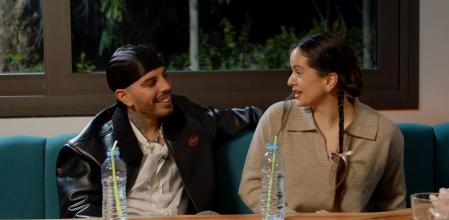 Rosalía y Rauw Alejandro con Ibai Llanos