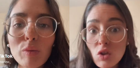 La joven relata como está siendo su incómoda experiencia