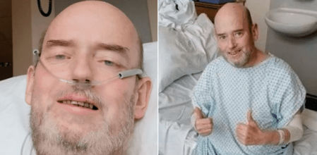 Kevin Hill perdió casi dos litros y medio de sangre y su corazón se detuvo antes de que los médicos lo resucitaron.