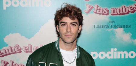 Singer Alvaro de Luna  during premiere LauraEscanes’ podcast Entre el cielo y la Tierra in Madrid on Thursday, 23 March 2023.