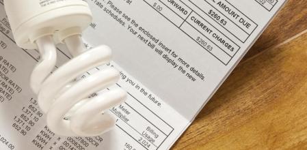 Una factura de energía eléctrica