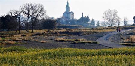 Primavera en torno al santuario de Puig-agut.