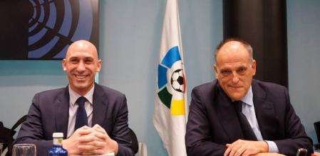 Luis Rubiales y Javier Tebas