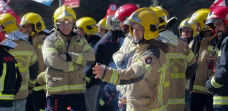 Imagen de archivo de los bomberos de Lugo