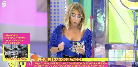 María Patiño lee la carta