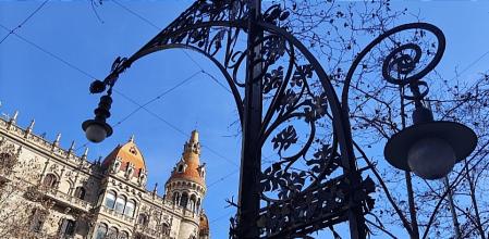 El elegante Paseo de Gracia.