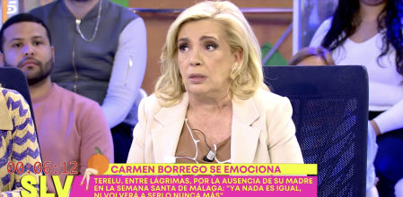 Carmen Borrego se derrumba mientras da la última hora de María Teresa Campos: 