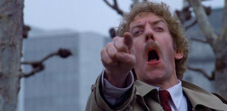 Donald Sutherland en 'La invasión de los ultracuerpos'