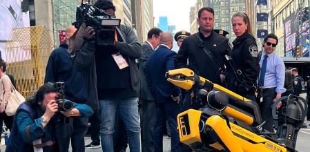 Un perro robot patrullará las calles de Nueva York en la lucha contra el crimen