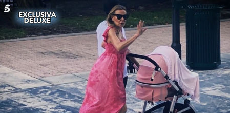 Ana Obregón, grabada por Miami con su hija