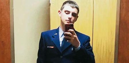 An undated picture shows Jack Douglas Teixeira, a 21-year-old member of the U.S. Air National Guard, who was arrested by the FBI, over his alleged involvement in leaks online of classified documents, posing for a selfie at an unidentified location. Social Media Website/via Reuters ATTENTION EDITORS- THIS IMAGE HAS BEEN SUPPLIED BY A THIRD PARTY. NO RESALES. NO ARCHIVES