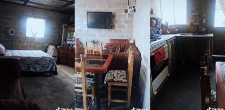 Una mujer muestra con orgullo su casa asegurando que “una cosa es ser pobre y la otra la porquería”