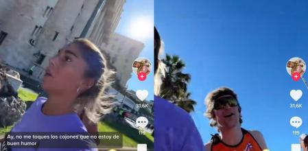 La influencer Sara Bace en una carrera